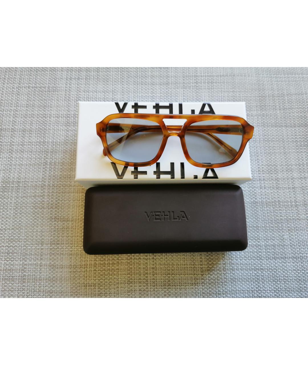 Vehla Коричневые пластиковые солнцезащитные очки, фото 5