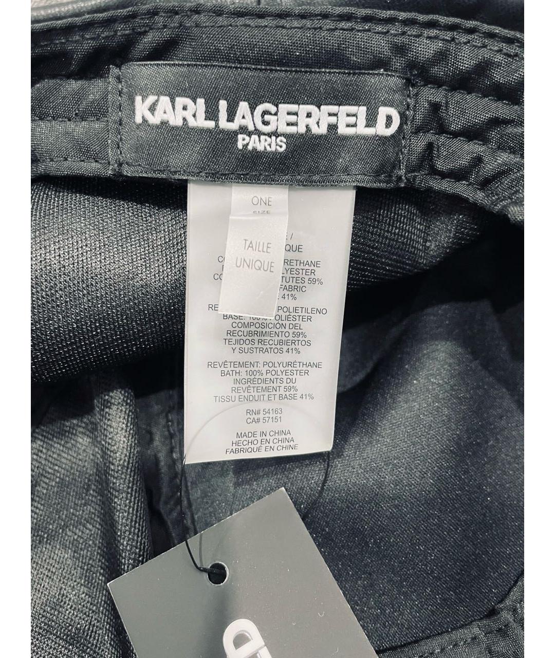 KARL LAGERFELD Черная кепка, фото 7