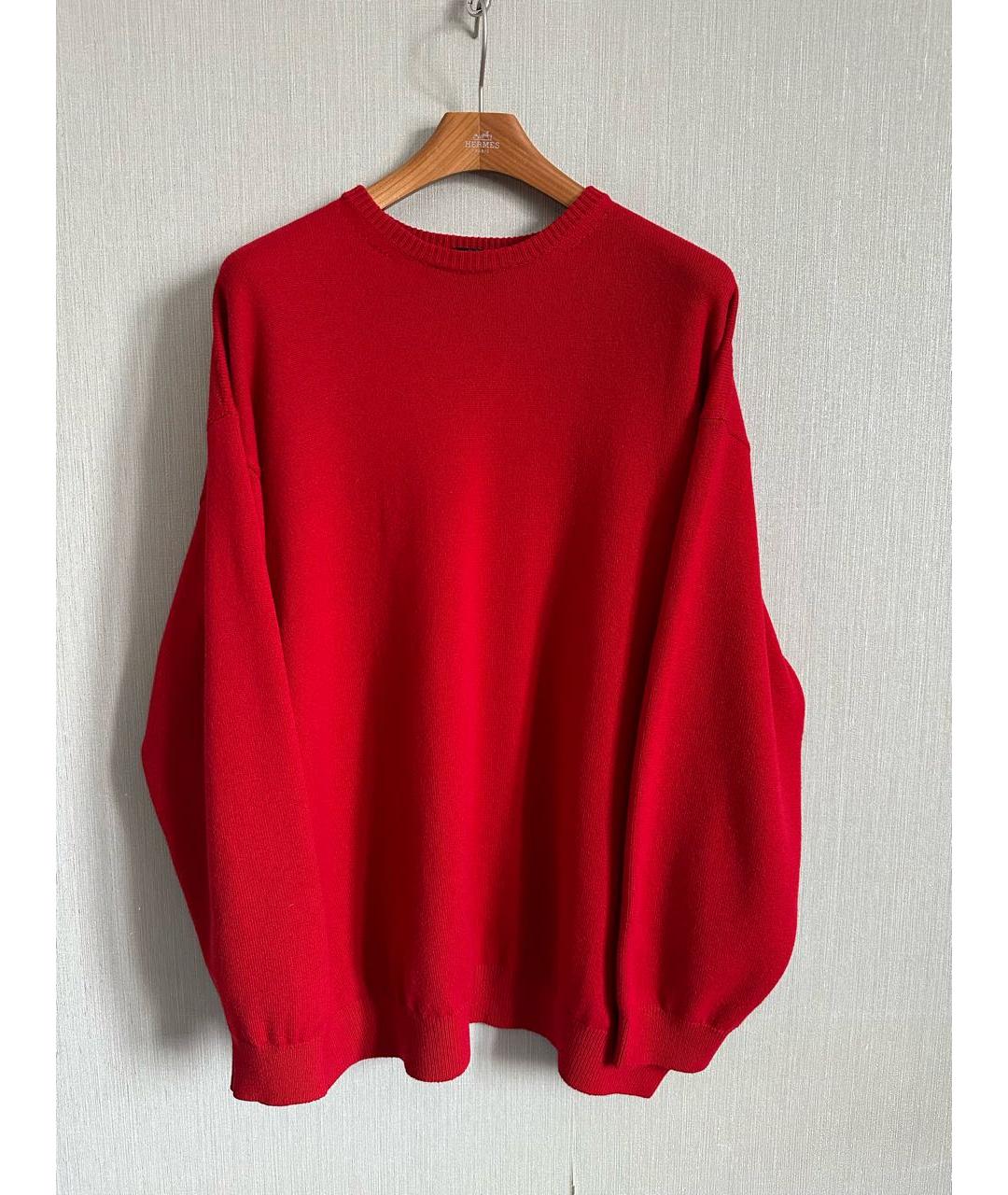 BALENCIAGA Красный кашемировый джемпер / свитер, фото 6