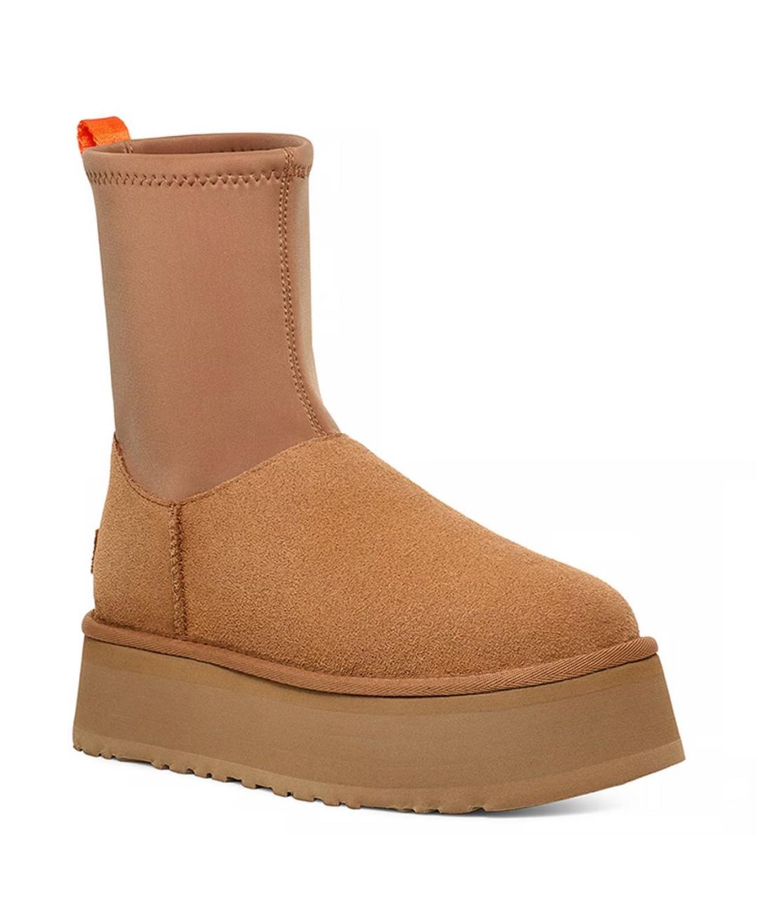 UGG AUSTRALIA Горчичные замшевые ботинки, фото 1