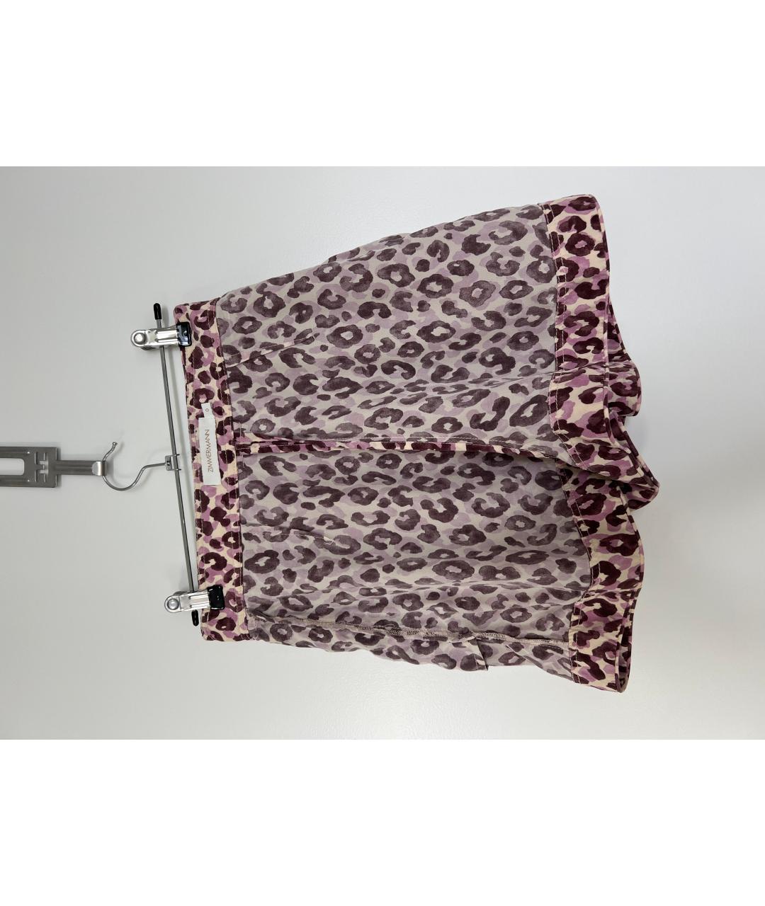 ZIMMERMANN Мульти шелковые шорты, фото 6