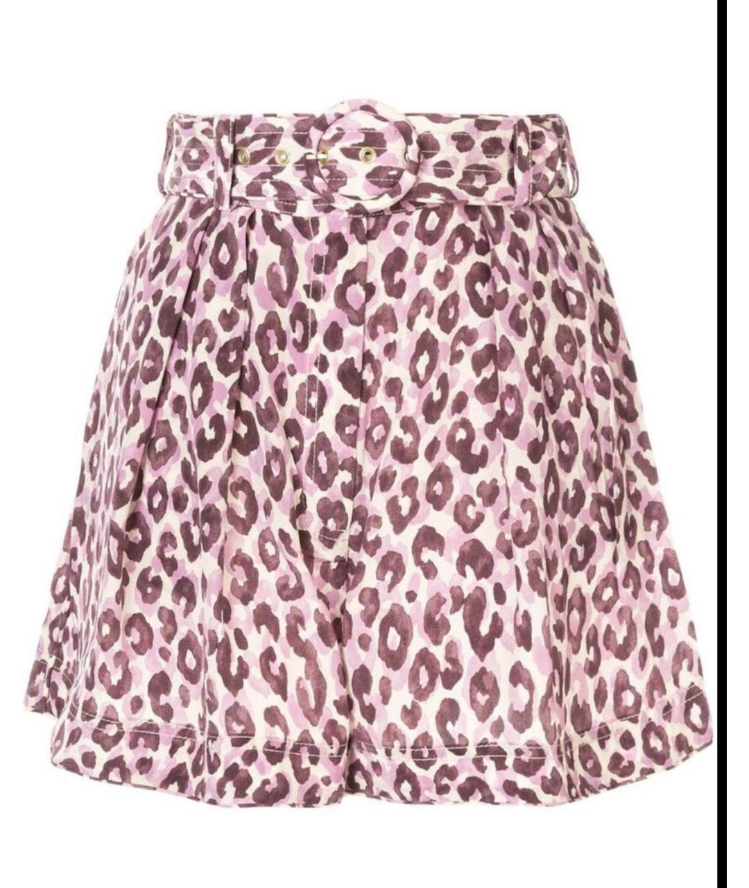 ZIMMERMANN Мульти шелковые шорты, фото 8