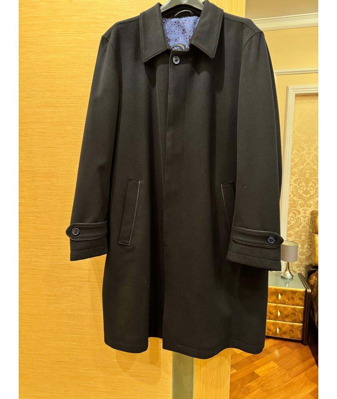 STEFANO RICCI Черное кашемировое пальто, фото 7