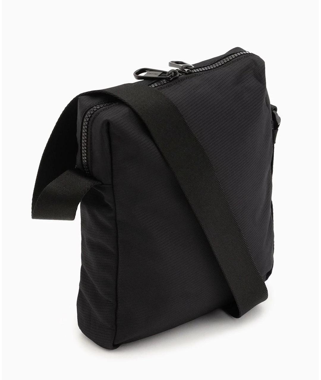 CALVIN KLEIN Черная сумка на плечо из искусственной кожи, фото 3
