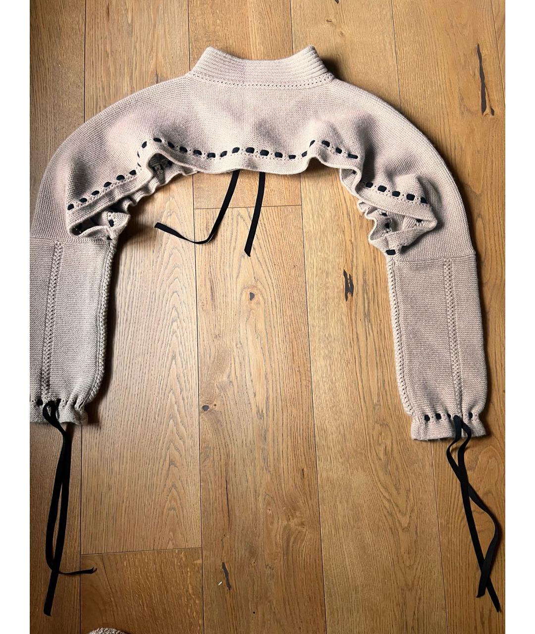 LOEWE Бежевый кашемировый джемпер / свитер, фото 2