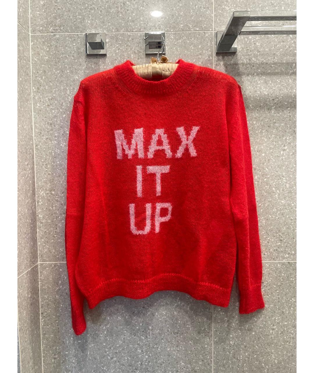 MAX&CO Красный шерстяной джемпер / свитер, фото 4
