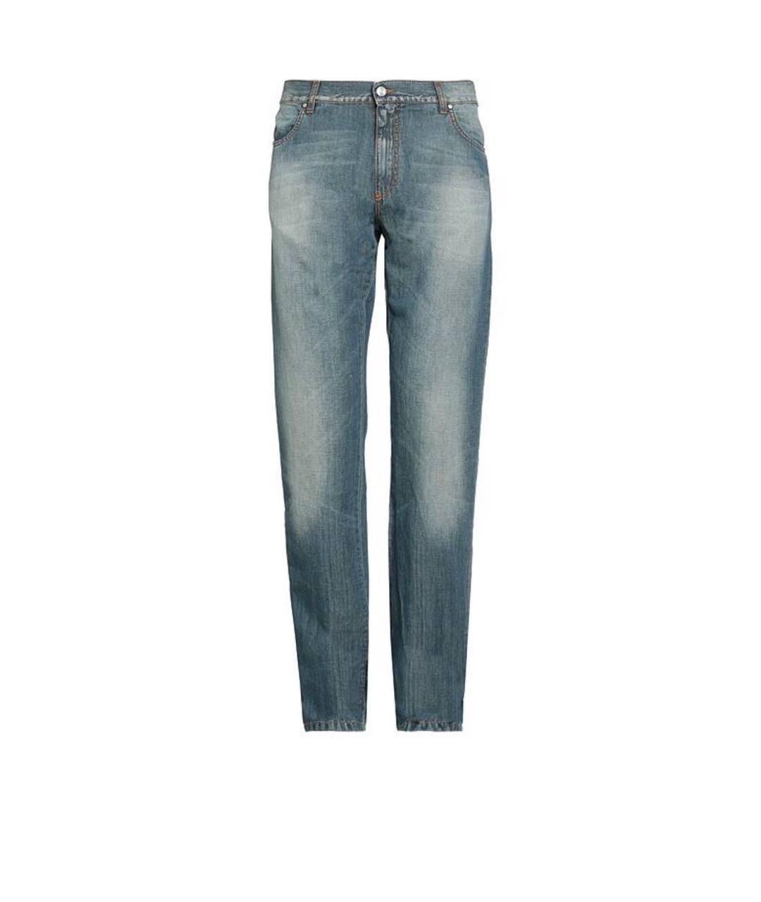 ETRO Синие хлопковые прямые джинсы, фото 6