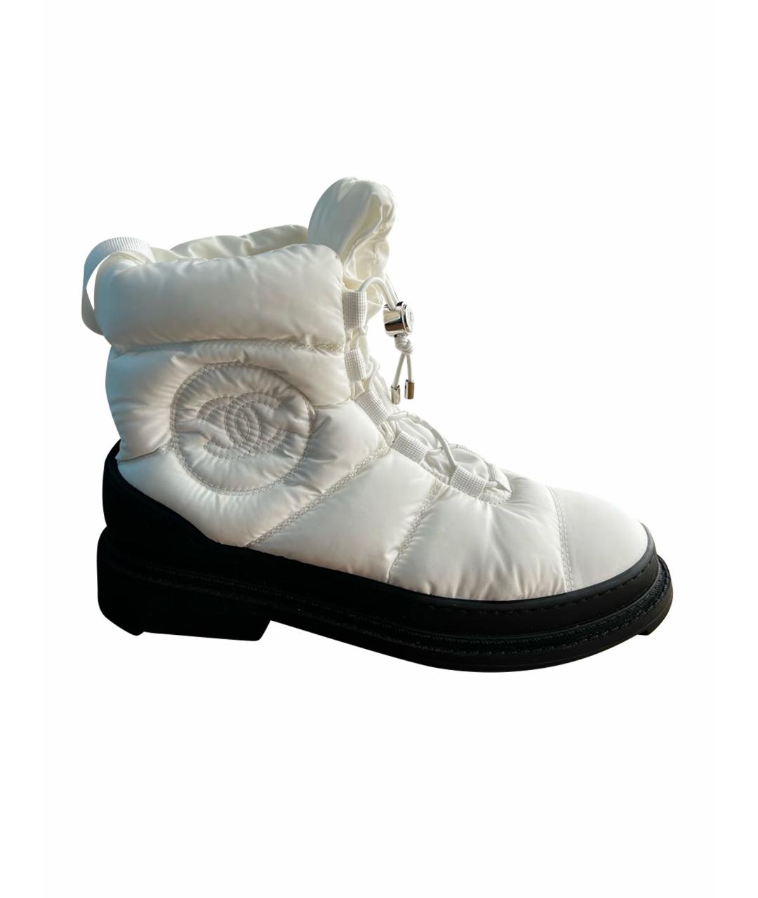CHANEL PRE-OWNED Белые ботинки, фото 1