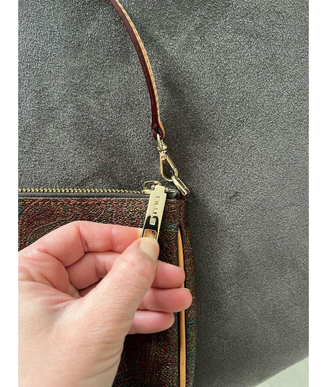 ETRO Мульти кожаная сумка с короткими ручками, фото 7