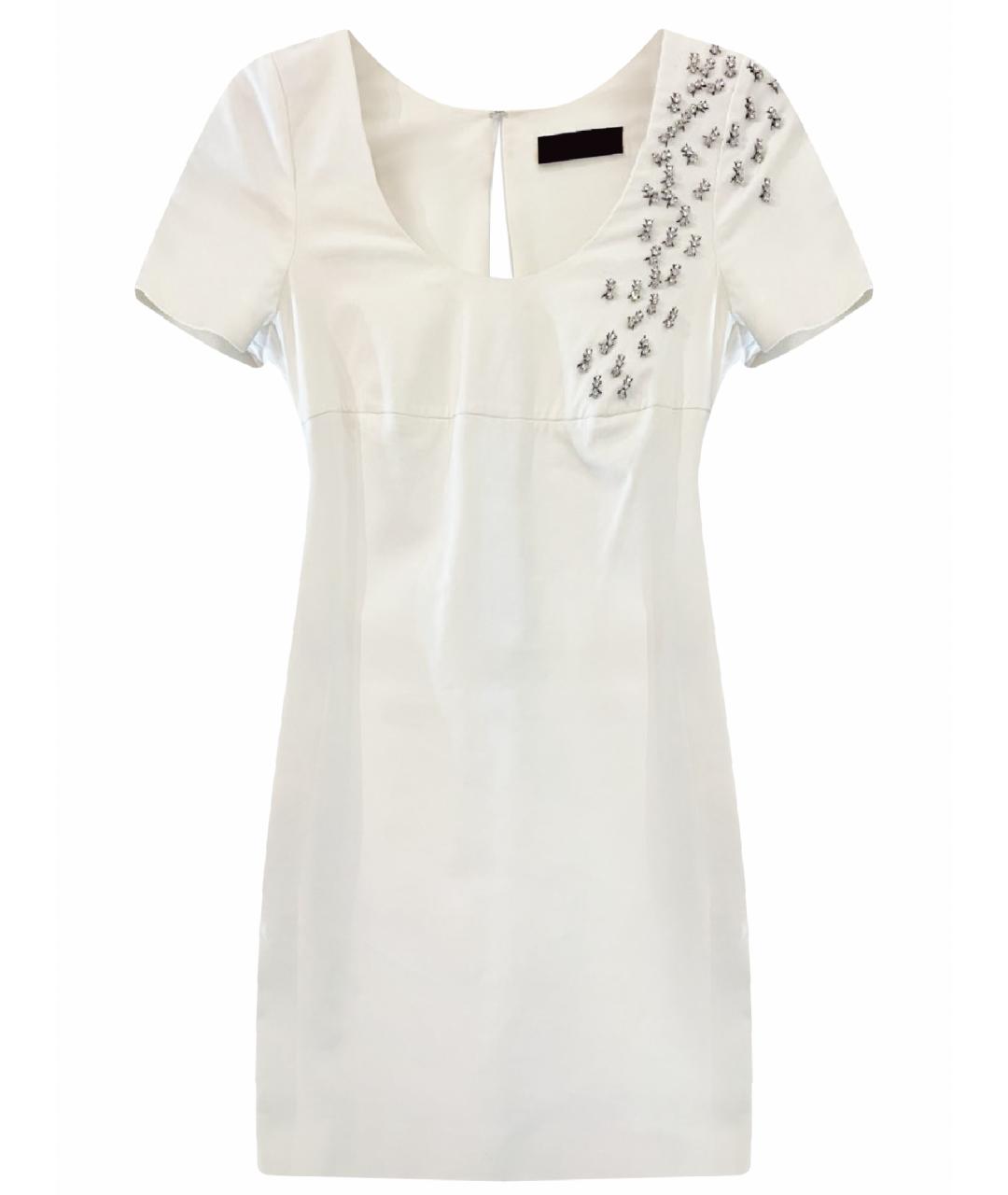 DSQUARED2 Белое коктейльное платье, фото 1