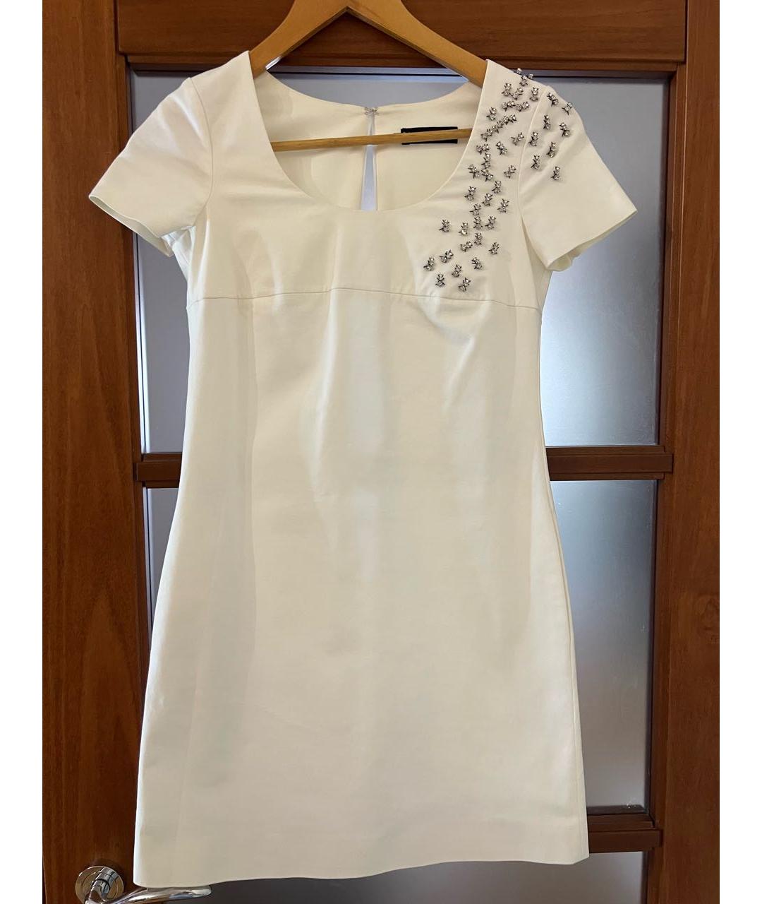 DSQUARED2 Белое коктейльное платье, фото 5