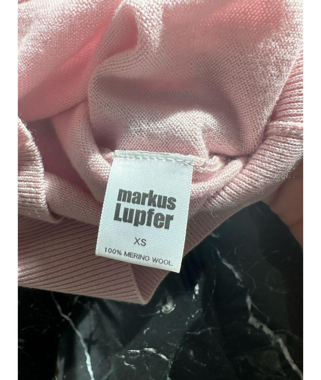 MARKUS LUPFER Розовый шерстяной джемпер / свитер, фото 4