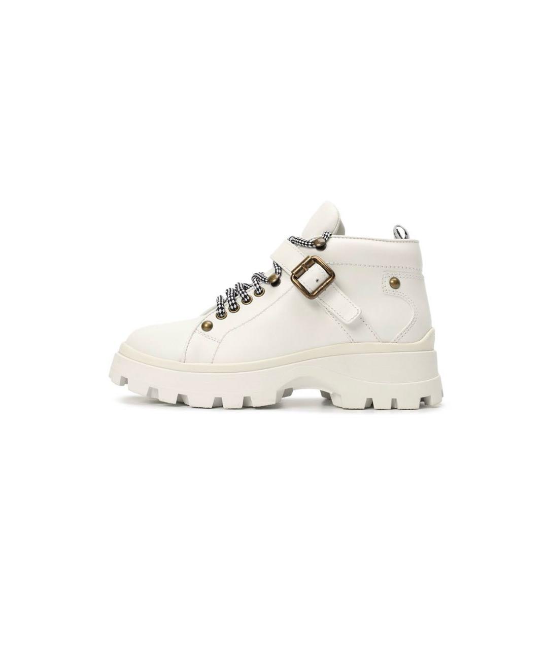 Miu miu white boots hotsell