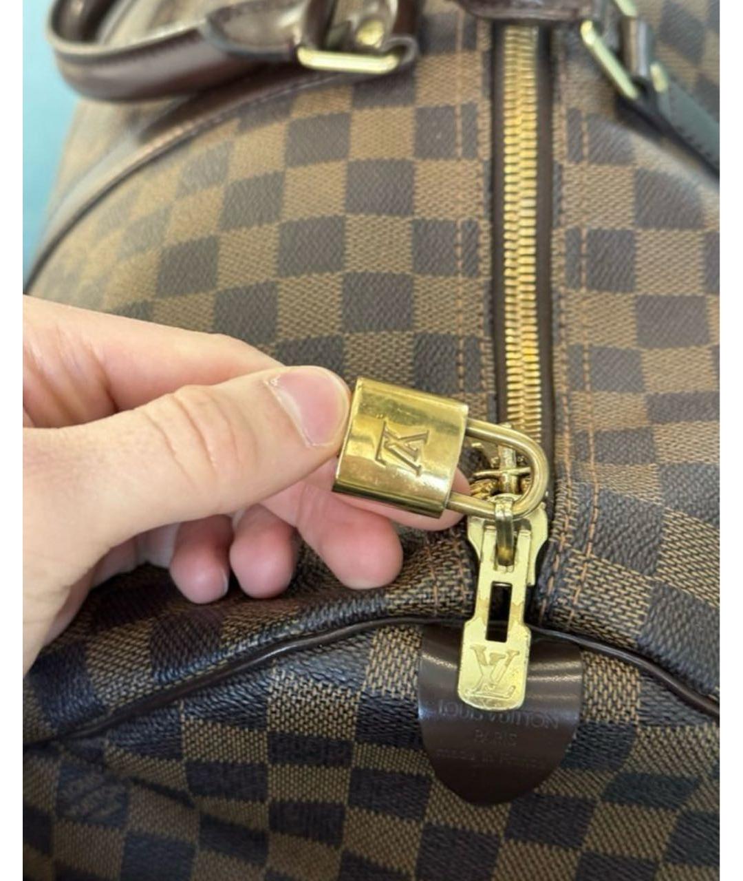 LOUIS VUITTON Коричневая дорожная/спортивная сумка, фото 3