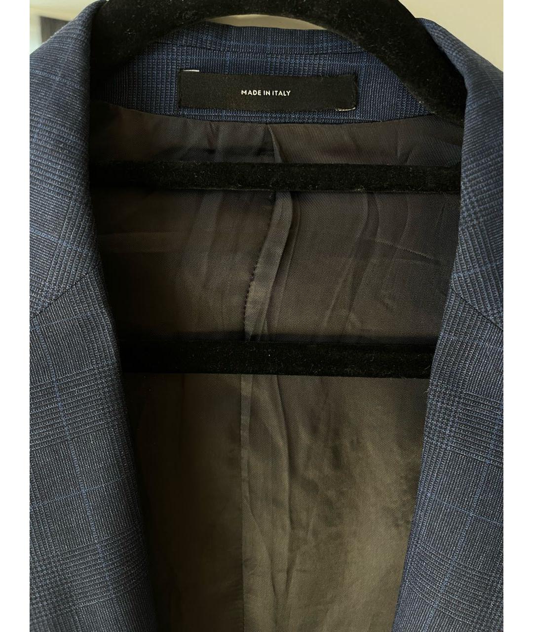 PAUL SMITH Темно-синий шерстяной пиджак, фото 2