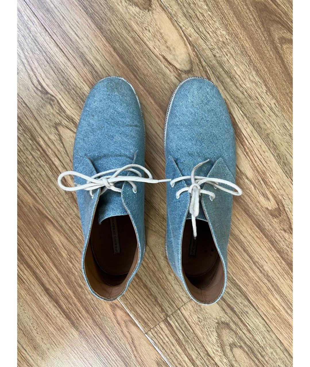 OPENING CEREMONY Голубые текстильные ботинки, фото 3