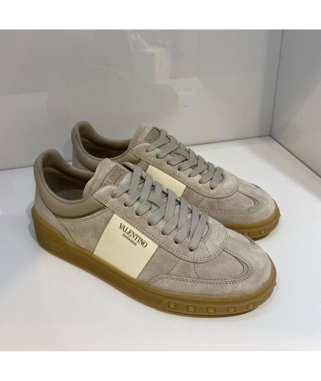 VALENTINO Бежевые кеды, фото 2