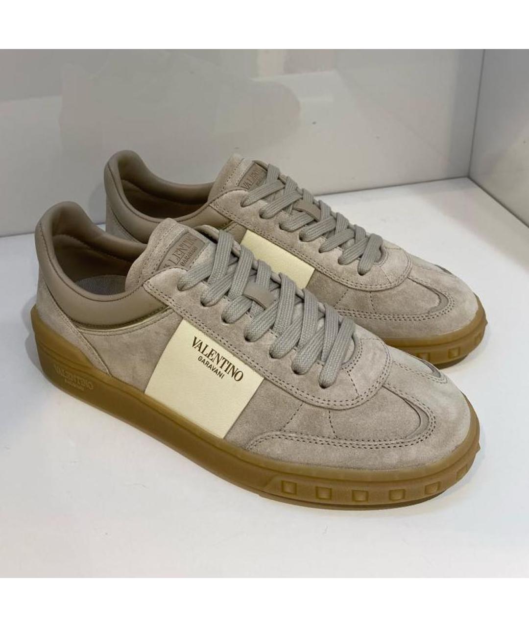 VALENTINO Бежевые кеды, фото 3