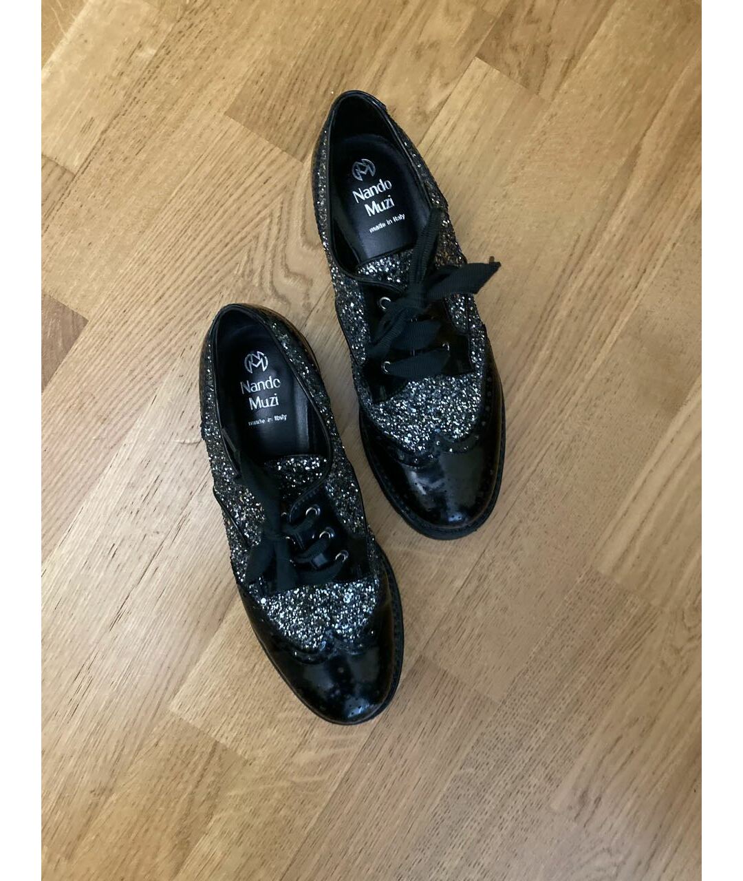 NANDO MUZI Черные ботинки из лакированной кожи, фото 4