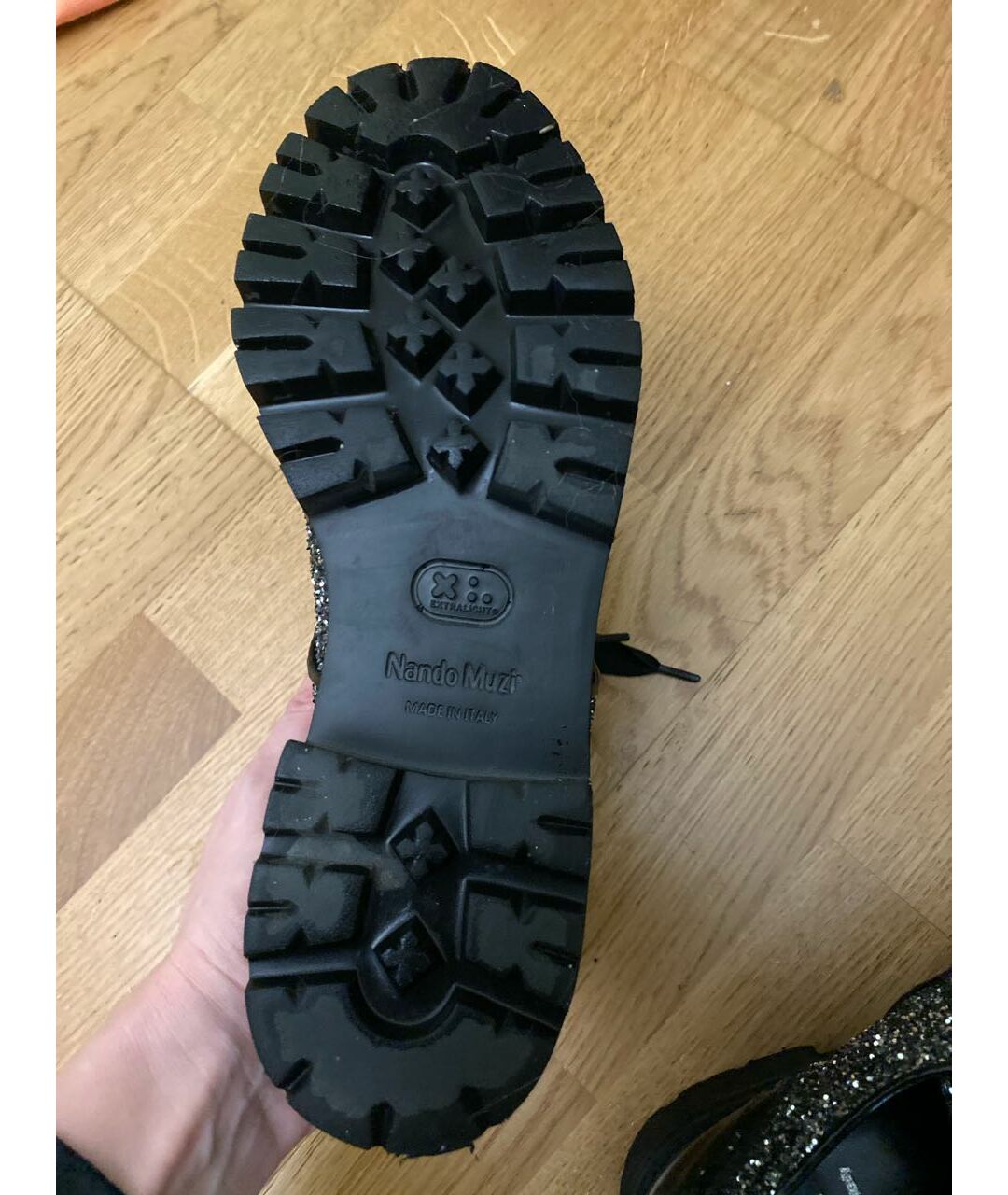 NANDO MUZI Черные ботинки из лакированной кожи, фото 5