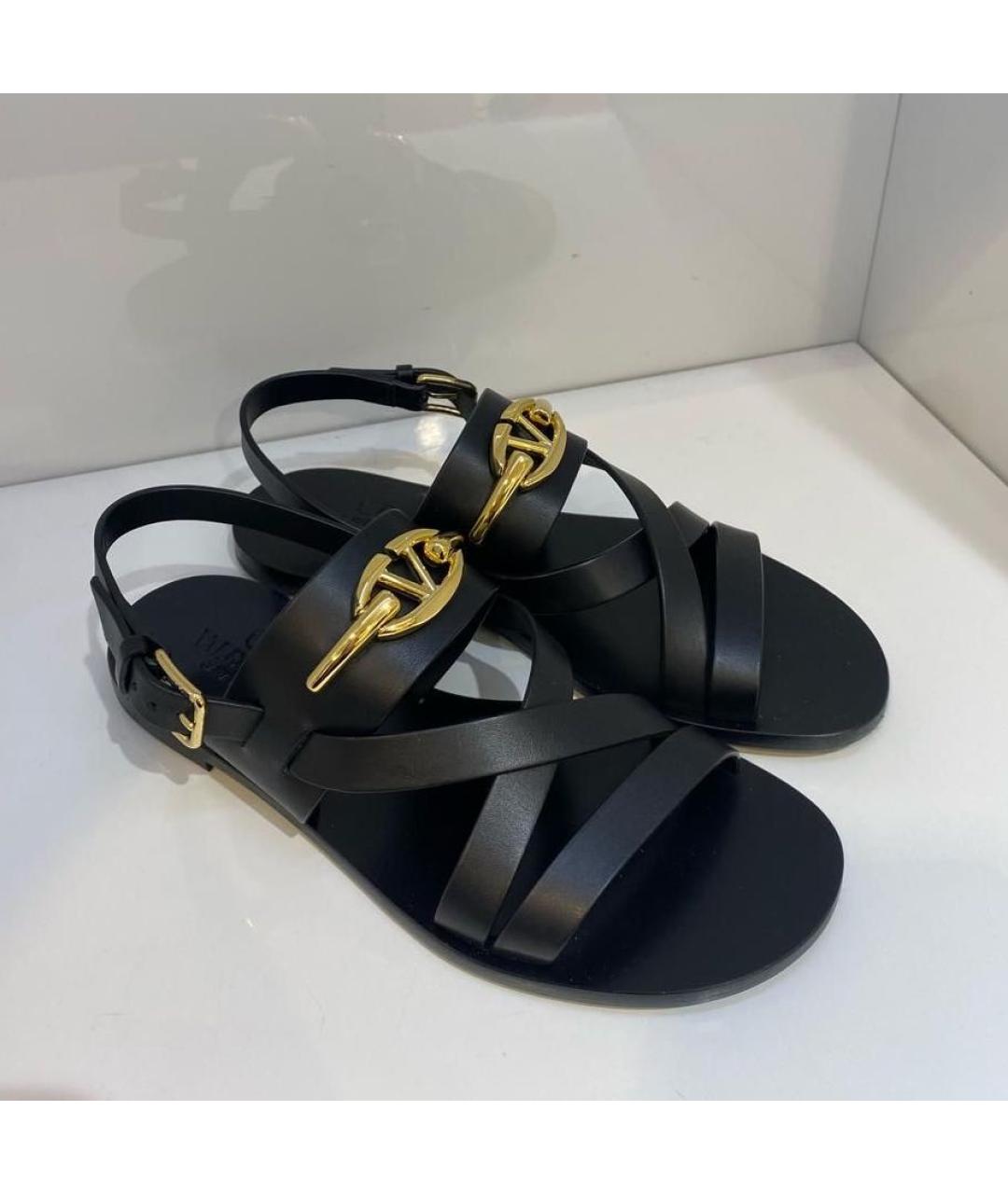 VALENTINO Черные сандалии, фото 2