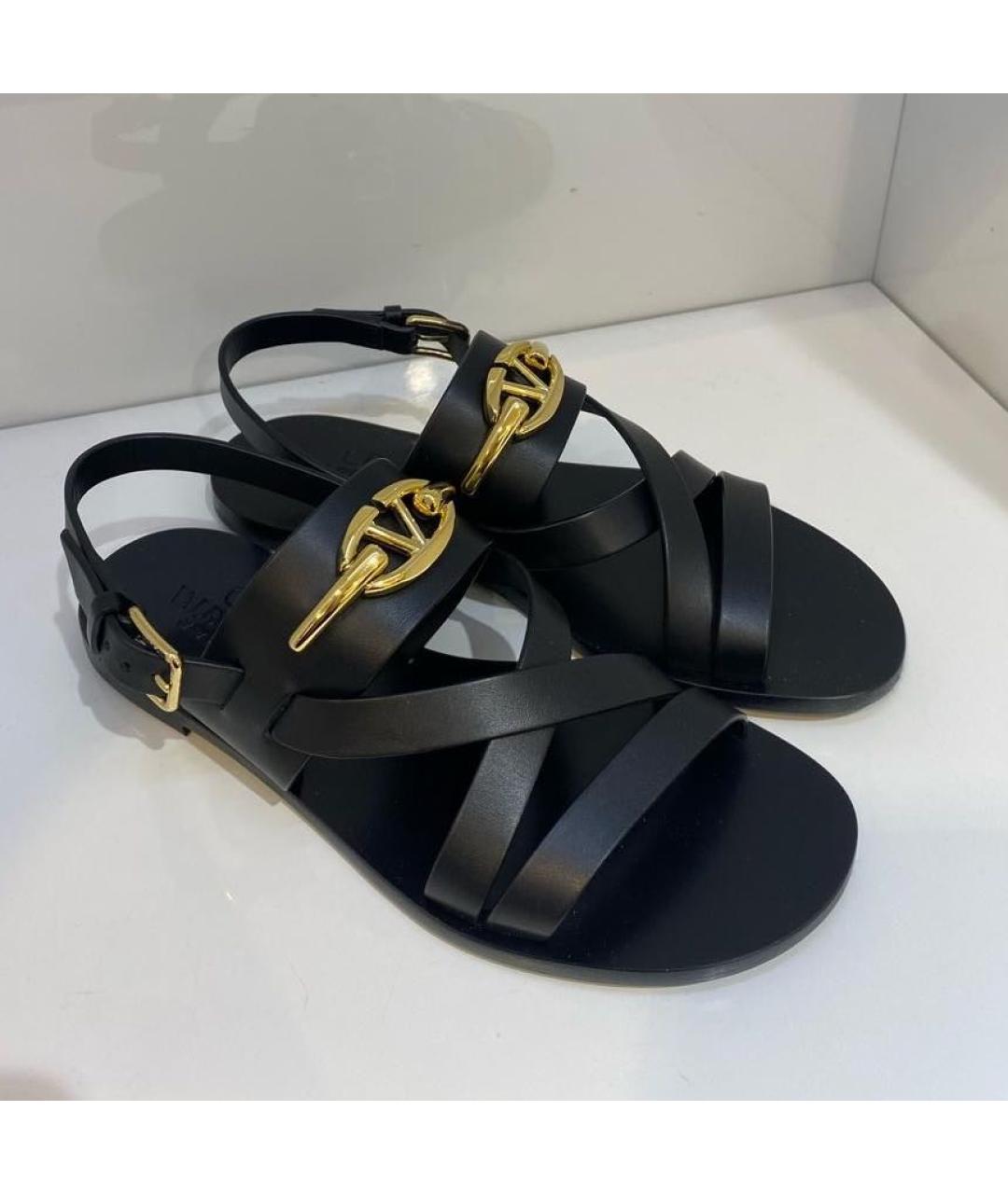 VALENTINO Черные сандалии, фото 3