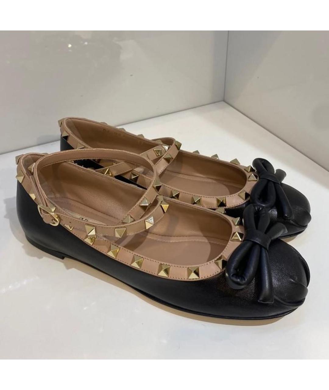 VALENTINO Черные балетки, фото 2