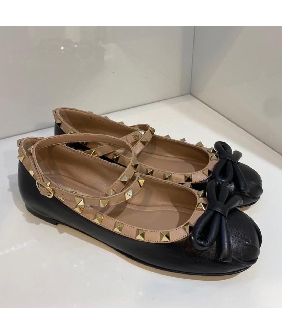 VALENTINO Черные балетки, фото 3