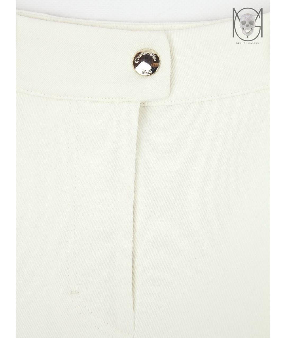 CHRISTIAN DIOR PRE-OWNED Белые полиэстеровые спортивные брюки и шорты, фото 8