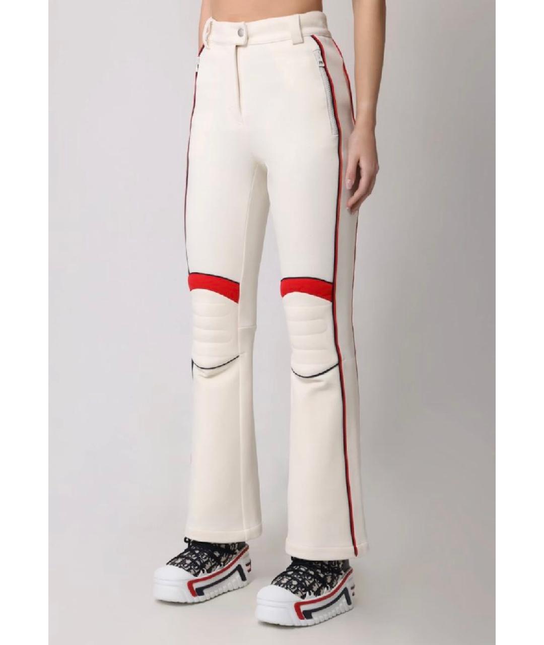 CHRISTIAN DIOR Белые полиэстеровые спортивные брюки и шорты, фото 9