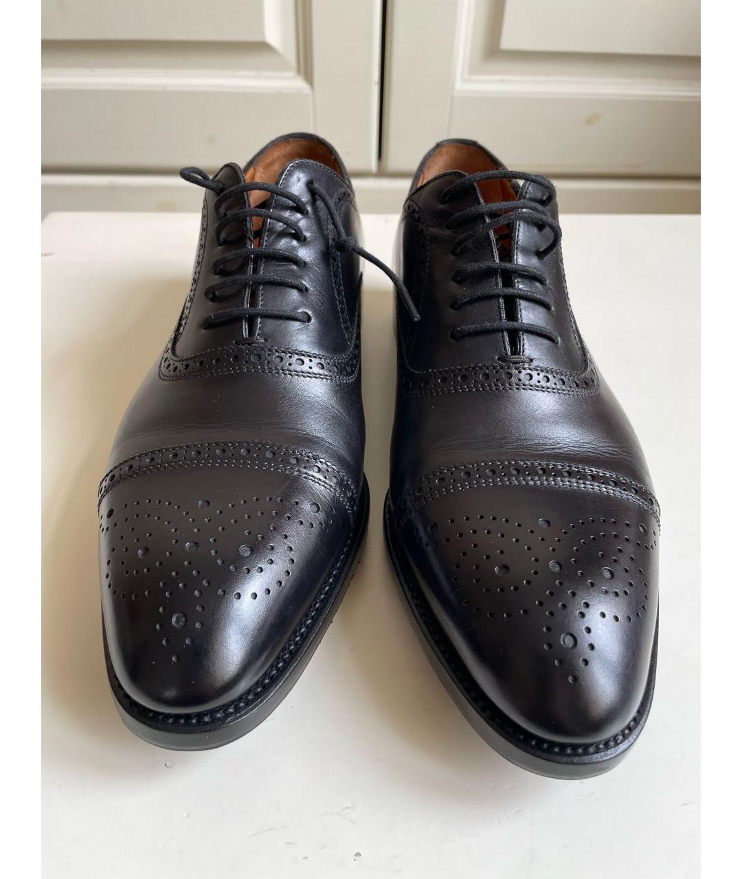 BONTONI Черные кожаные туфли, фото 3