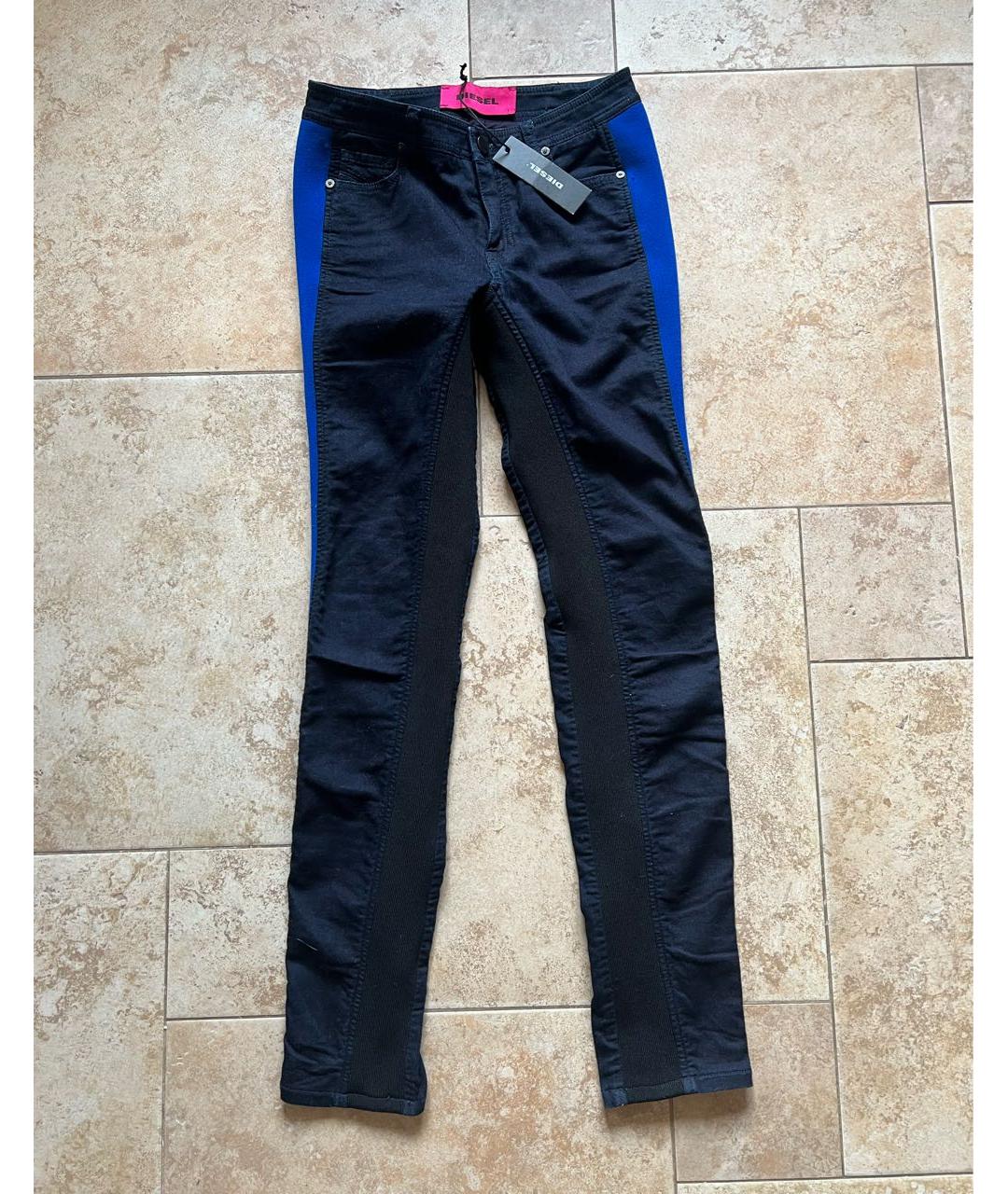 DIESEL Мульти хлопко-полиэстеровые джинсы слим, фото 5