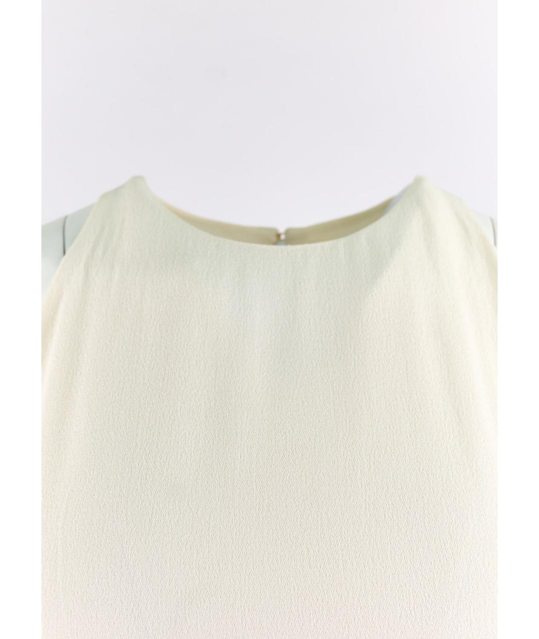 CHLOE Белое ацетатное коктейльное платье, фото 4