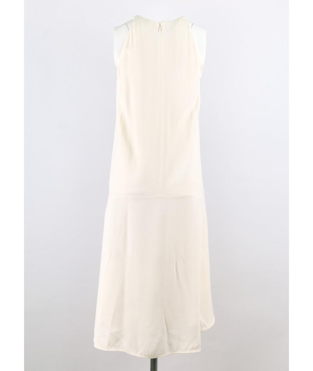 CHLOE Белое ацетатное коктейльное платье, фото 2