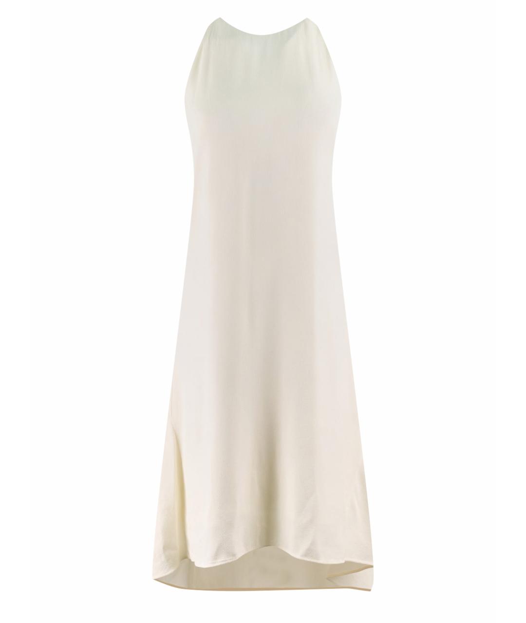 CHLOE Белое ацетатное коктейльное платье, фото 1