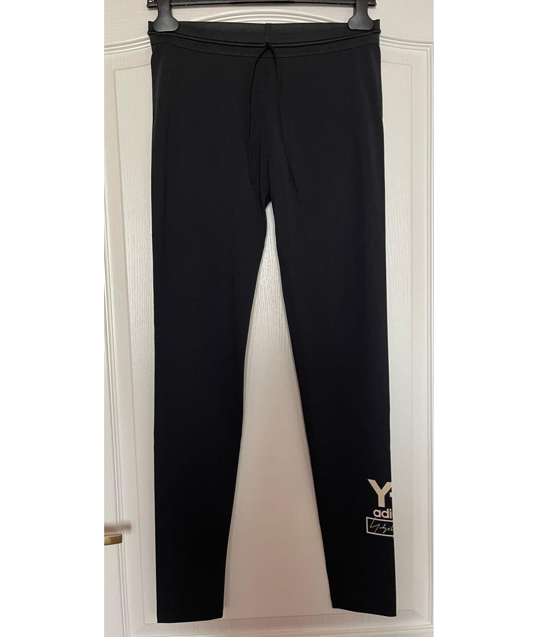 Y-3 Черные полиамидовые спортивные брюки и шорты, фото 2