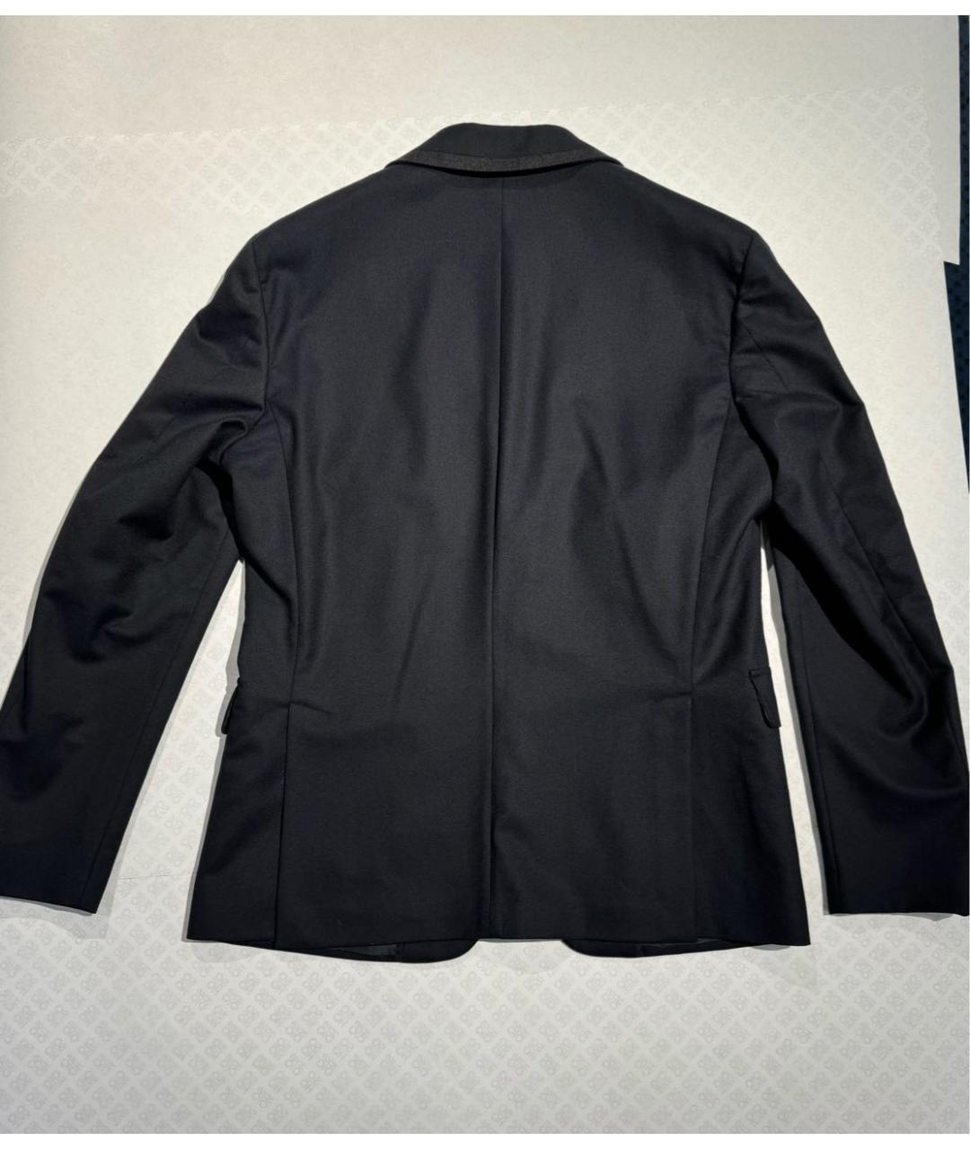 PRADA Темно-синий шерстяной пиджак, фото 2