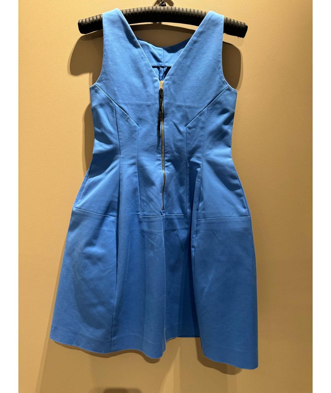 DOROTHEE SCHUMACHER Синее хлопковое повседневное платье, фото 3