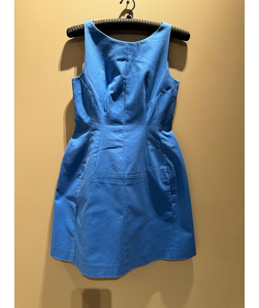 DOROTHEE SCHUMACHER Синее хлопковое повседневное платье, фото 2