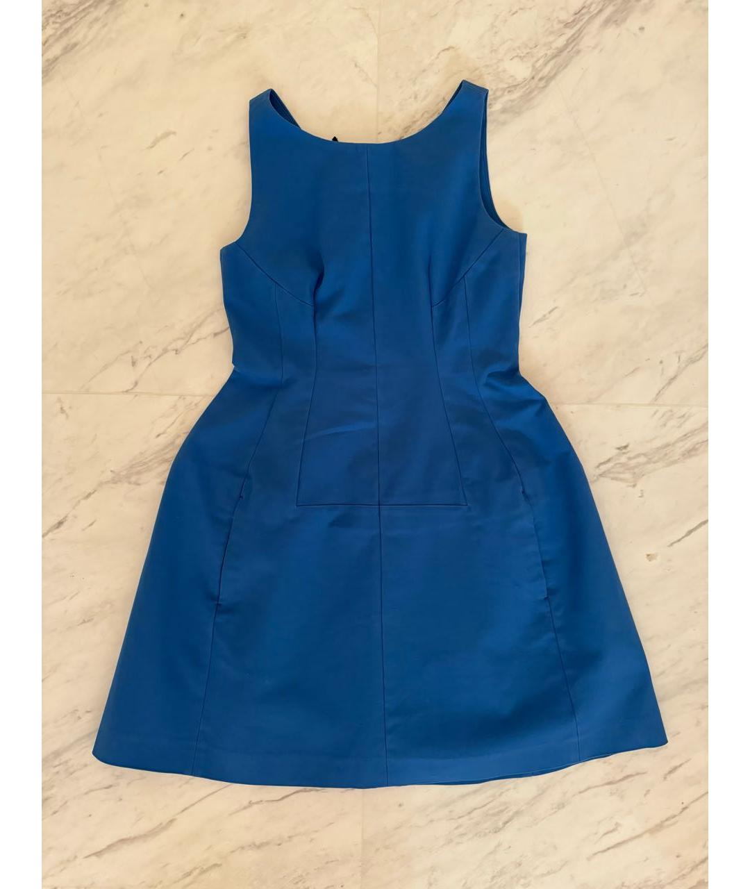 DOROTHEE SCHUMACHER Синее хлопковое повседневное платье, фото 9