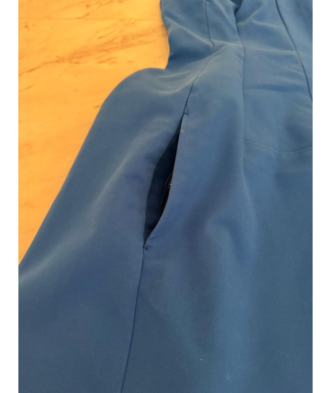 DOROTHEE SCHUMACHER Синее хлопковое повседневное платье, фото 4