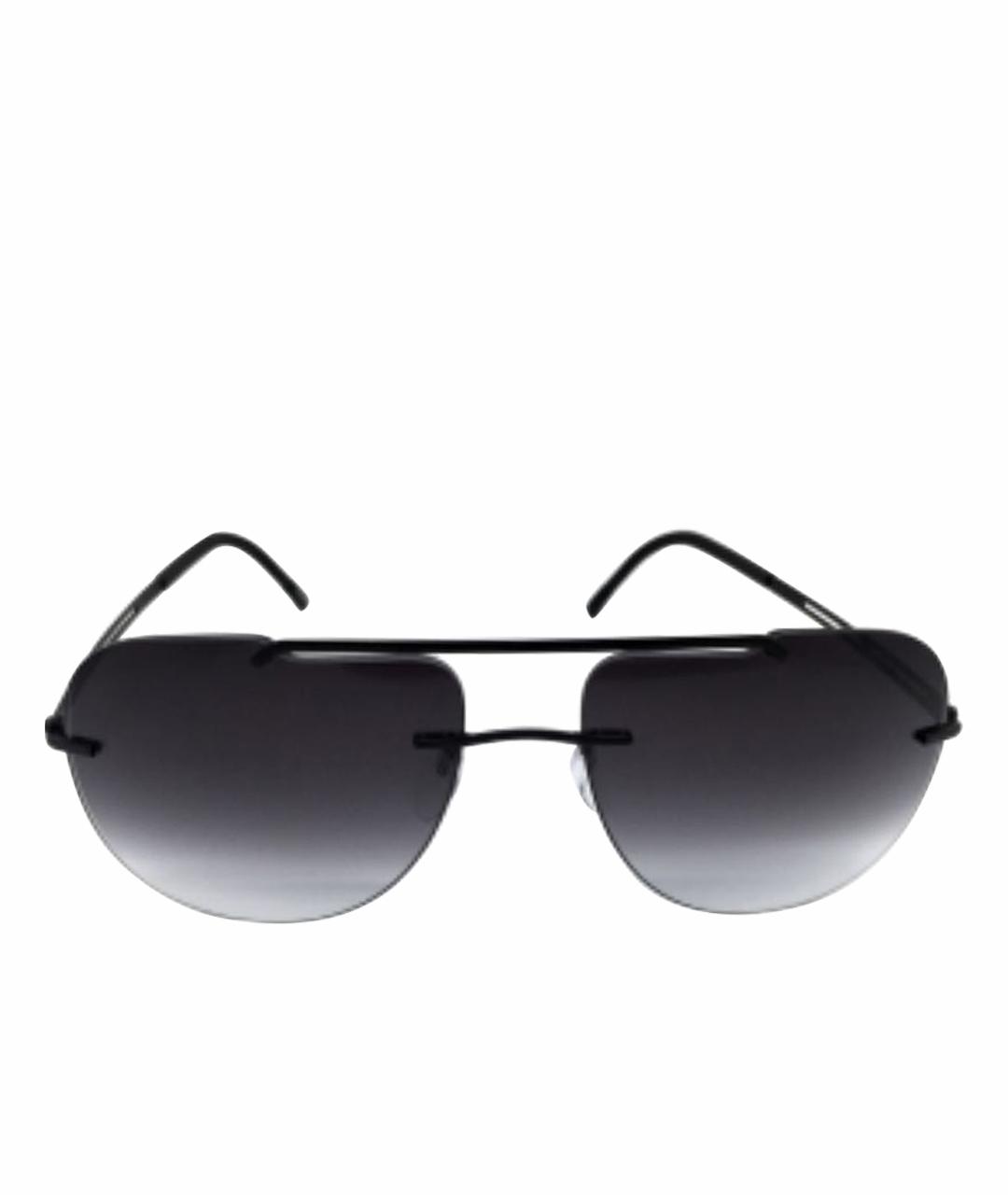 SILHOUETTE Черные солнцезащитные очки, фото 1