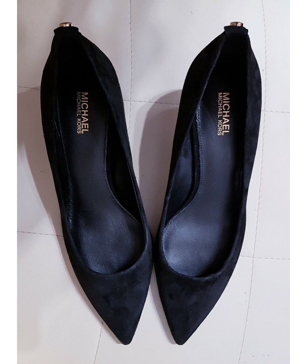MICHAEL KORS Черные замшевые туфли, фото 2