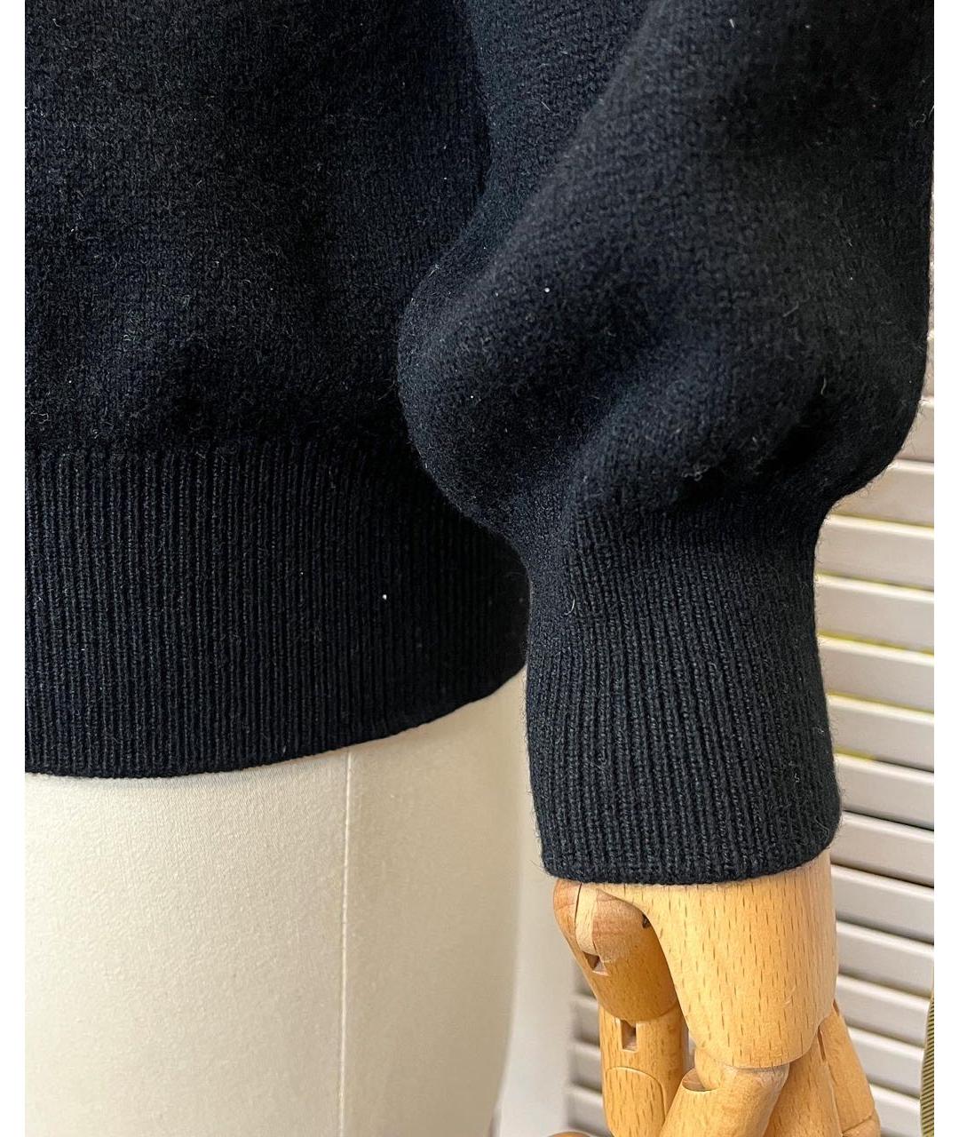BROOKS BROTHERS Черный кашемировый джемпер / свитер, фото 2