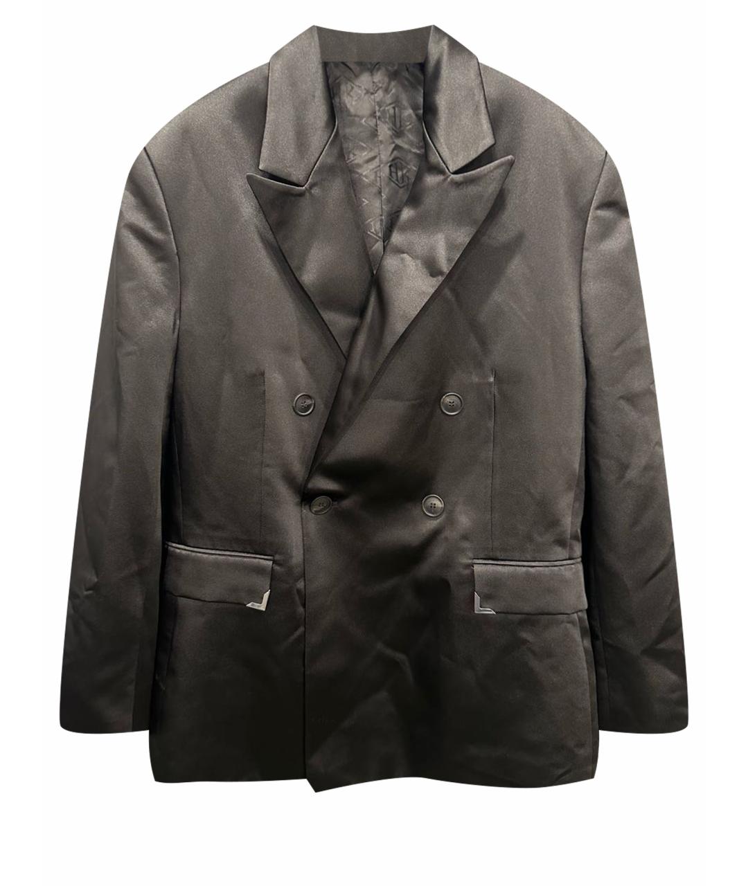 HAN KJOBENHAVN Черный полиэстеровый пиджак, фото 1