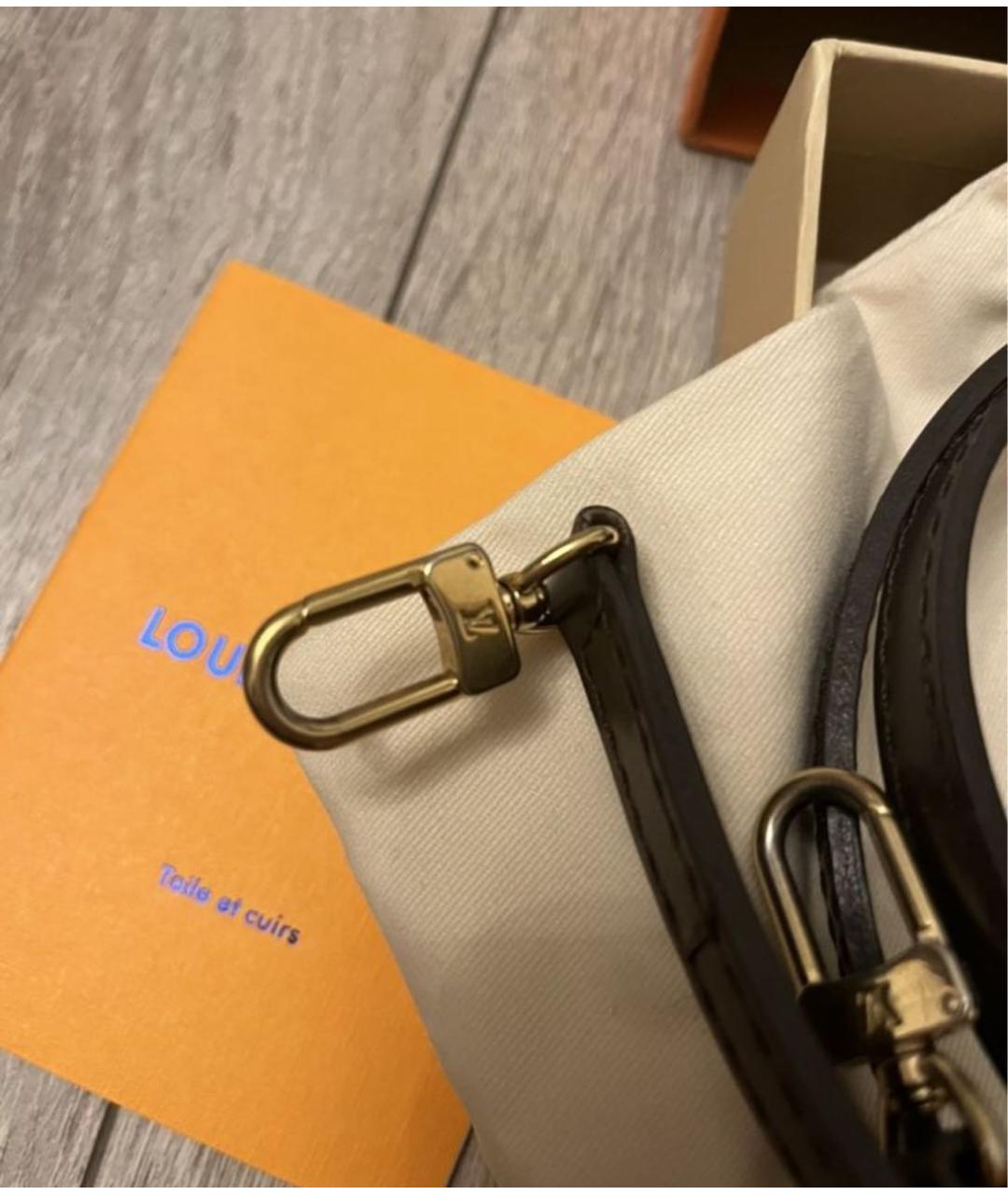 LOUIS VUITTON Коричневый кожаный ремень, фото 2