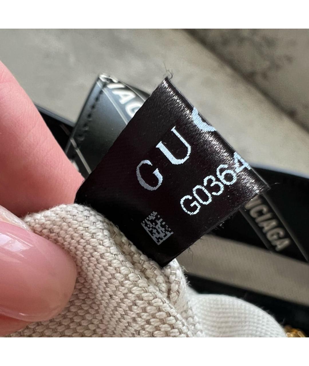 GUCCI Черная кожаная сумка через плечо, фото 9