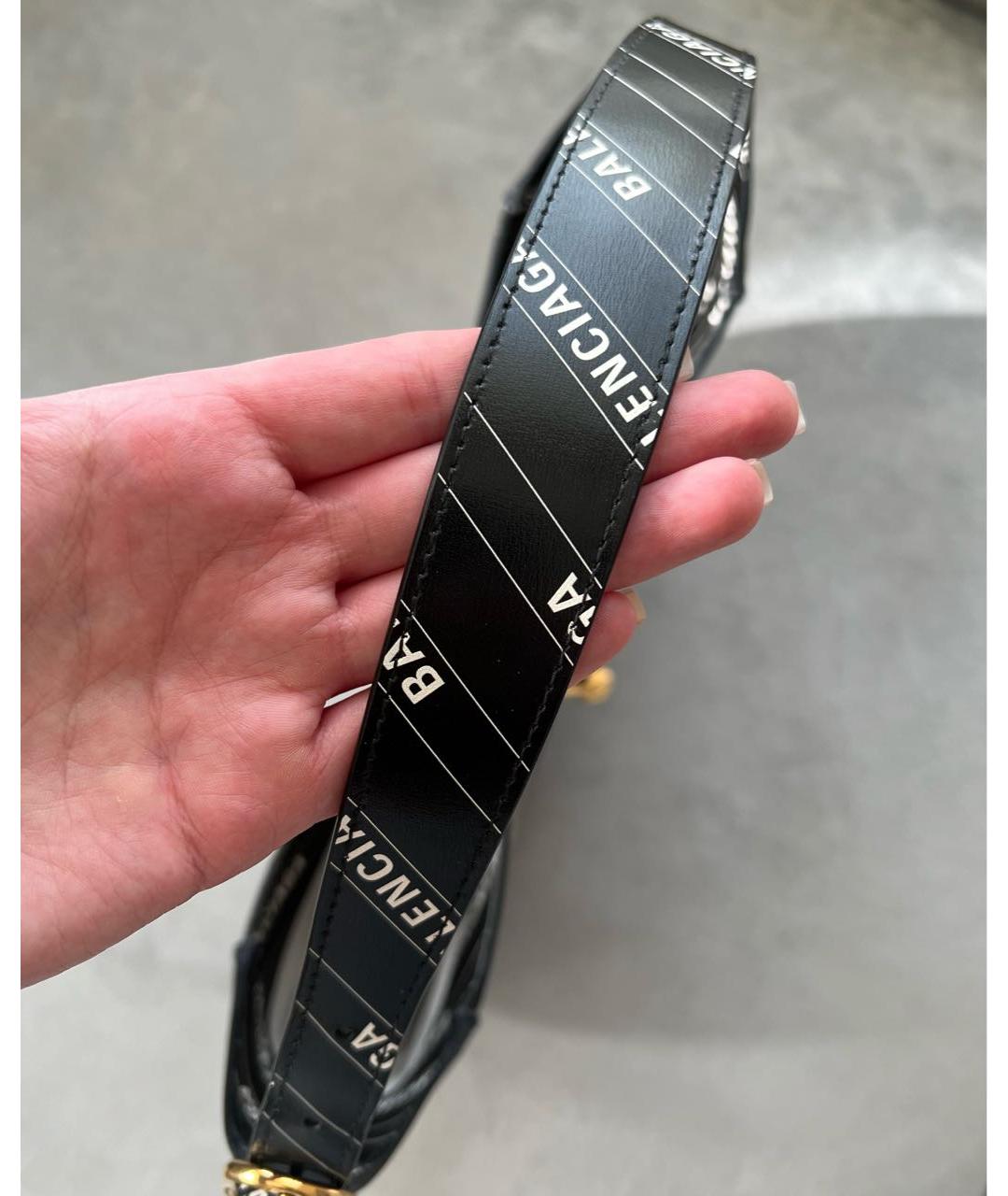 GUCCI Черная кожаная сумка через плечо, фото 5