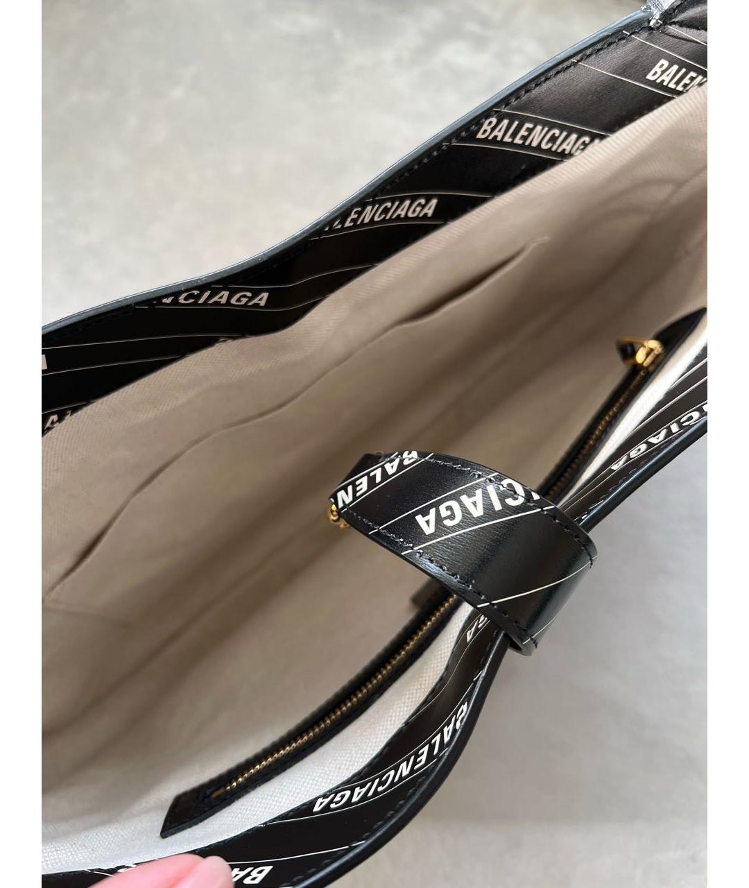 GUCCI Черная кожаная сумка через плечо, фото 6