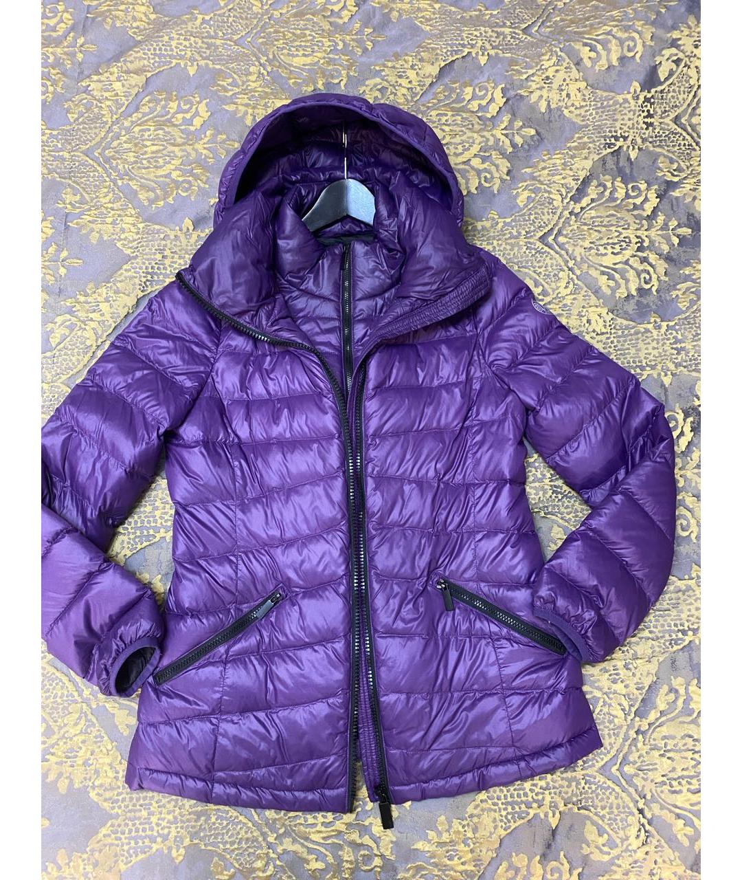 DKNY Фиолетовая полиэстеровая куртка, фото 8